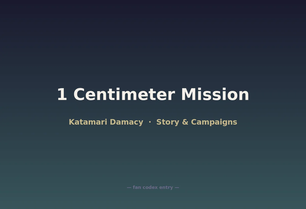1 Centimeter Mission
